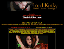 Tablet Screenshot of lordkinky.com